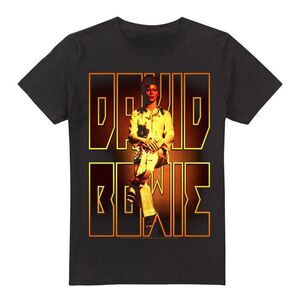 David Bowie Mens Perched T-Shirt / Black